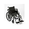 Roscoe Medical Steel Reliance III Wheelchair, 16" Seat with Swing Away Footrests, 250 lb Capacity
