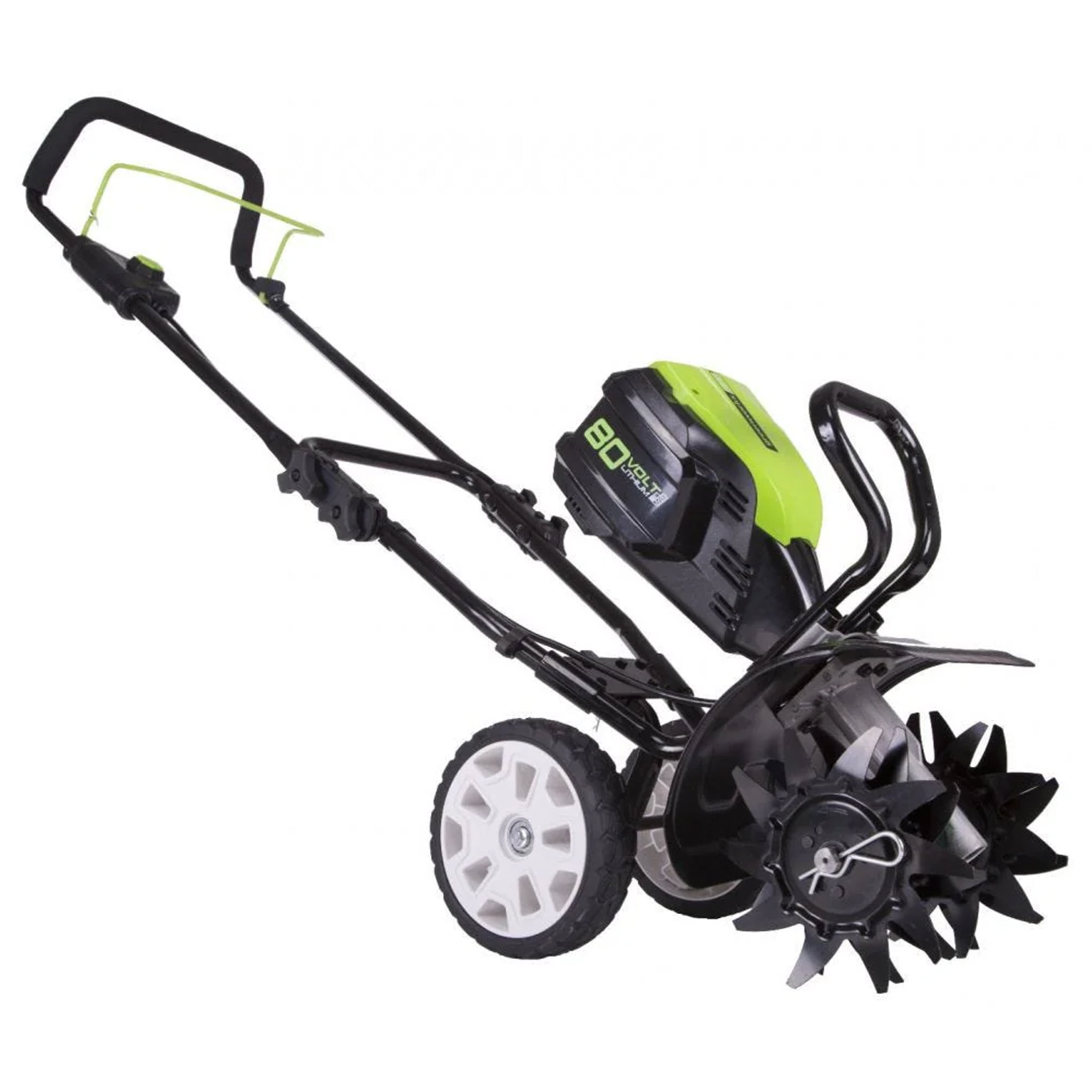 Greenworks 80V 10" Tiller + (1) 2Ah Battery & Charger 2800302VT