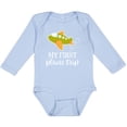 thumbnail image 3 of Inktastic My First Plane Trip Airplane Travel Boys or Girls Long Sleeve Baby Bodysuit, 3 of 5