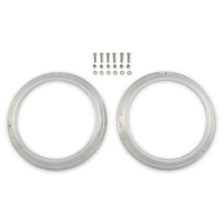 Scott Drake C6TZ-13064-BL Headlight Doors Billet