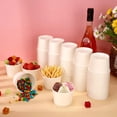thumbnail image 6 of 500 Pcs 5 oz Ice Cream Paper Cups Bulk Disposable Dessert Bowls Hot Cold Food Paper Cups for Frozen Yogurt Snack Sundae Party Favors Ice Cream Bar Supplies, 6 of 10