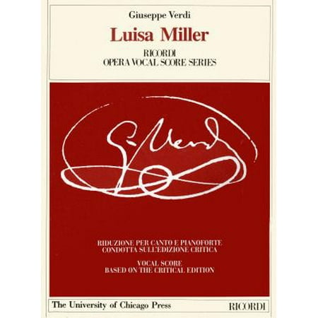 Luisa Miller Melodramma Tragico In Three Acts By