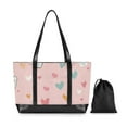 thumbnail image 7 of FORMRS Canvas Laptop Tote Bag for Women with 15.6" Computer Compartments Shoulder Handbag, Love in The Air, 7 of 7