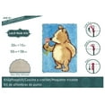 thumbnail image 2 of POINTERTECK Latch Hook Rug Kits Embroidery DIY Bear Pattern Crochet Needlework Crafts for Adults and Kids Beginners 16”x24”, 2 of 8