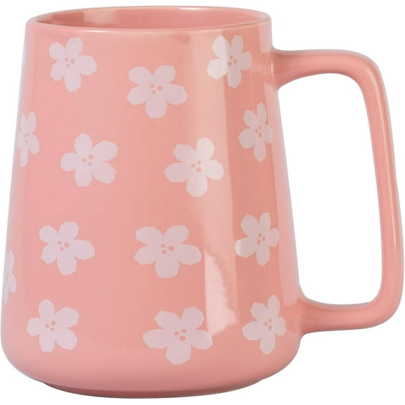 ThrottleT-24 oz Large Ceramic Coffee mugs, Extra Large Tea and Coffee Cups, Large Handle Coffee Mug for Office and Home, Microwave and Diahwasher Safe. (24 oz pink)