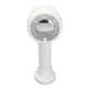 thumbnail image 3 of Ventilador de mano portátil de 3 velocidades, compresa fría, funciona con pilas, recargable por USB, mini ventilador de mano blanco, 3 of 14