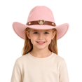 thumbnail image 2 of ZHOGXU Trendy Western Cowboy Hat Heart Applique Kids Boys Girls Daily Casual Wear, 2 of 3