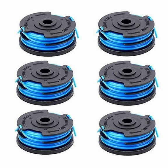 6Pcs Compatible For Greenworks 2101602 / 2101602A Lawn Mower Line Spools, 2900719