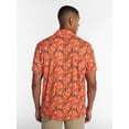 thumbnail image 3 of Birdie Bound Halloween Spooky Skeleton Print Golf Polo Shirt, Men's Sizes S-4XLT, 3 of 5