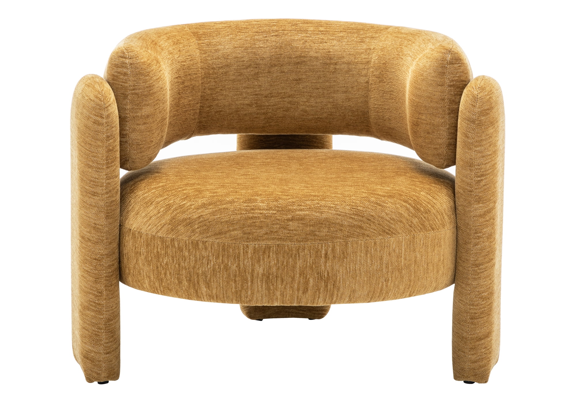Monarch Specialties - I 8015 Accent Chair, 29"H, Upholstered, Living Room, Bedroom, Gold Fabric