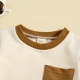 thumbnail image 5 of Toddler Boys Girls Long Sleeve Patchwork T Shirt Pullover Tops Pants Outfits Size 2-3 Years, 5 of 6