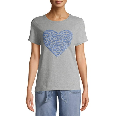 EV1 from Ellen DeGeneres Heart State Crew Neck T-Shirt Women's