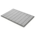 thumbnail image 4 of Microdry Absorbent CoreTex Memory Foam Bath Mat Set, Light Gray (2-Piece), 4 of 8