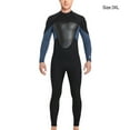 thumbnail image 4 of Combinaison de Plongée Haute Efficacité Anti-Froid Confortable Maillots de Bain Forte Protection Solaire Réduit la Résistance à l'Eau Combinaison Classique Col Rond Homme Gris Foncé 3TG, 4 of 7