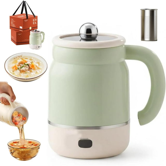 2026 new Multifunctional Portable Electric Cooking Mug, 900ml Big Electric Stew, Fast Boil Teapot, Fast Boil Teapot & 24H Keep-Warm, Prepare Herbal Tea, Porridge
