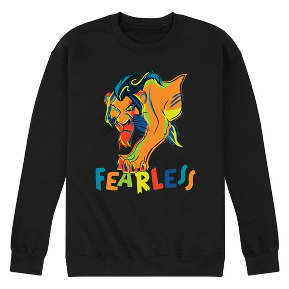 The Lion King - Scar - Fearless - Men's Crew Neck Fleece Pullover