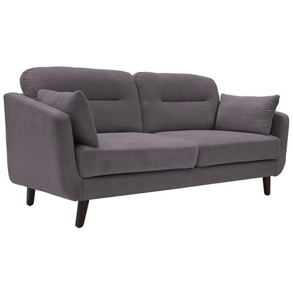 Elle Decor Chloe Sofa in Dark Gray