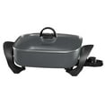 thumbnail image 1 of West Bend Family-Sized Electric Skillet with Diamond Shield Scratch-Resistant, Non-Stick Coating, Gray, 1 of 9