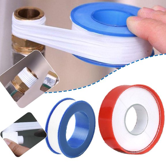 3pcs Plumber Tape Sealant Tape PTFE Plumbers Tape For Shower Pipe and Heads