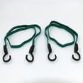 thumbnail image 3 of Hyper Tough 2 Pack, 48 inch Flat Bungee Cords, Rubber, Green, 0.45 oz, 3 of 13