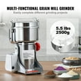 thumbnail image 2 of KFFKFF 2500g Commercial Spice Grinder Electric Grain Mill Grinder High Speed, 2 of 9
