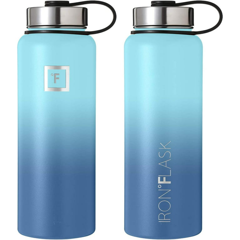 Iron Flask Sports Water Bottle - 14 Oz, 3 Lids-Twilight blue - Drinkware, Facebook Marketplace