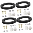 thumbnail image 1 of 5 Sets Toilet Sealing Kit Bolts Rv Toilet Repair Seal Toilet Kit Rv Seals Gasket Rv Gasket Rv Seal Ring Rv Toilet Gasket Seal Rv Toilet Replacement Rv Toilet Ring Seal Plastic, 1 of 9
