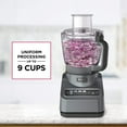 thumbnail image 5 of Restored Ninja BN601 Plus Food Processor 1000 Watts Autoiq, Chop Slice Shred, 9Cup Silver Stainless (Refurbished), 5 of 9