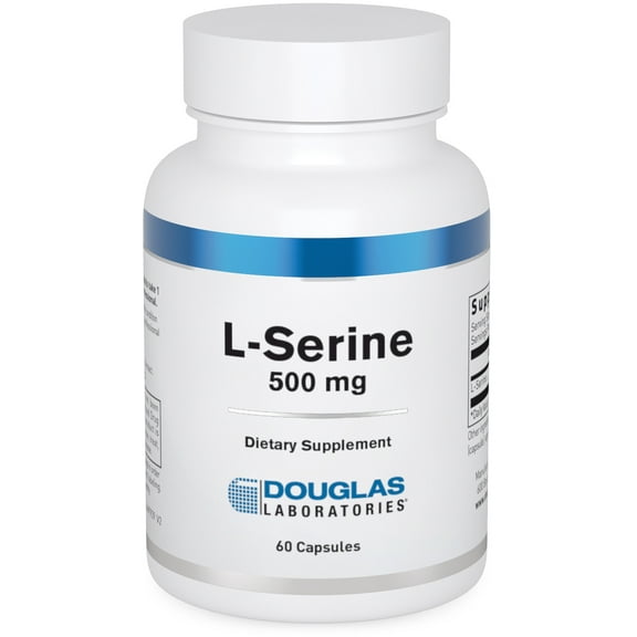 Douglas Laboratories L-Serine | Amino Acid Supplement for Heart and Brain Health, Muscle Building, and Cognitive Health* | 60 Capsules