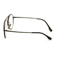 thumbnail image 3 of Men Large Aluminum Optical Frame Wide Fitment Reading Glasses with Titanium Temple TearDrop 147MM Ti05 +4.00, 3 of 5