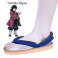 thumbnail image 1 of Accesorios de cosplay de Demon Slayer Kimetsu No Yaiba, zuecos de cosplay de Kamado Nezuko, kimono, chanclas, zapatillas Geta, 37,6, 1 of 3