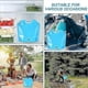 thumbnail image 3 of Portable water bag 4-pack, 10 liters, with tap, padded handle, foldable storage bag, strong seal, reusable, 38.5 x 41 cm, 3 of 5