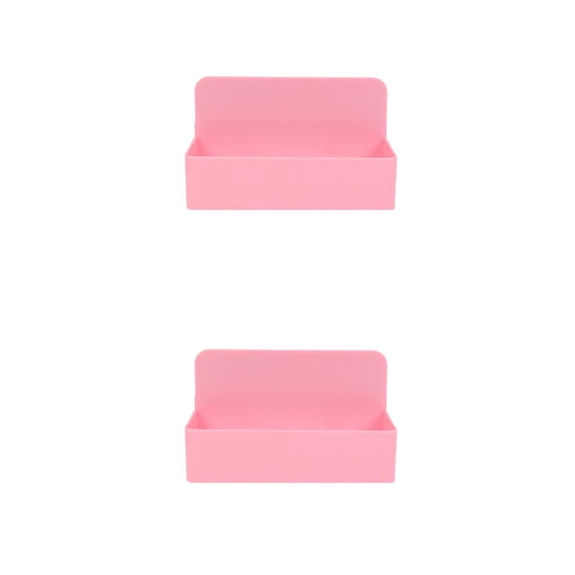 Ruiboury Magnetic Marker Holder Convenient Multipurpose ple Storage Container Pink Eraser box 2Set