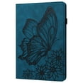 thumbnail image 4 of XYX Case for Lenovo Tab P11 Pro Gen 2 11.2 2022 ZAB50194GB ZAB50043SE, Retro Butterfly Slim Folio Stand Cover (Blue), 4 of 6