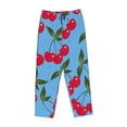 thumbnail image 4 of Kll Womens Cherry Print Pajama Pants Soft Pajama Bottoms For Women Cozy Lounge Pants, 4 of 9