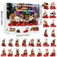 thumbnail image 3 of Advent Calendar 2025 Christmas Ornaments Dog Advent Calendar, 24 Double-Sided Printed Dog Boot Ornaments, Christmas Tree Decorations Set, 24 Days Countdown to Christmas Gifts for Kids Boys Girls, 3 of 8