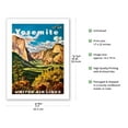 thumbnail image 2 of Yosemite - United Air Lines - Yosemite Falls and Yosemite National Park - Vintage Airline Travel Poster by Joseph Fehér c.1945 - Bamboo Fine Art 290gsm Paper (Unframed) 17x22in, 2 of 4