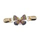 thumbnail image 4 of Clip de cárdigan de suéter de aleación, broche en forma de mariposa, diamantes de imitación, cierre de Clip lindo, cierres de capa para chal,, 4 of 9
