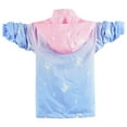 thumbnail image 4 of Uccdo Boys Girls Hooded Windbreaker Rain Jackets With Detachable Fleece Sweatshirts, Kids 2-in-1 Warm Fleece Lined Parka Coats Raincoats 3-13Y, 4 of 8