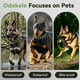 thumbnail image 4 of Collar para perro Odokele 2025 Upgrade, resistente al agua con soporte para AirTag, 4 of 6