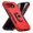 Red+Black, variant on Decase for Google Pixel 9A Rugged Case with Ring Holder, Shockproof Phone Case Rugged Heavy Duty Cool Cover,Military Grade Drop Protection,Kickstand Cover for Google Pixel 9A,Green+Pink