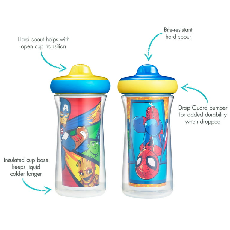 First Years Disney Princess Insulated Hard Spout Sippy Cups, 9 oz, 2 ct