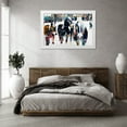 thumbnail image 3 of Stephen Chambers 32x23 White Modern Wood Framed Wall Art Titled - Wildhorses 16, 3 of 6