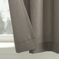 thumbnail image 3 of Mainstays 3-Piece Textured Semi Sheer Rod Pocket Kitchen Window Tier Pair and Valance, 2 Café Curtains and 1 Curtain Valance, Beige, 56"W x 36"L, 3 of 8