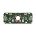 thumbnail image 7 of Yayeee Faucet Mat for Kitchen Sink 14.7" Diatomite Long Splash Guard Pad, Green Christmas Trees, 7 of 7