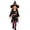 8#Black, variant on Girls Witch Dress with Hat, Broom & Tights – Glitter Tulle Princess Outfit for Halloween Party Dress-Up Play & Birthday (1#Purple/7-8 Years)