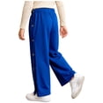 thumbnail image 4 of Haitryli Kids Boys Girls Joggers Athletic Trousers Tear Away Pants Adaptive Clothes Side Full Open Sweatpants Royal Blue 10, 4 of 7