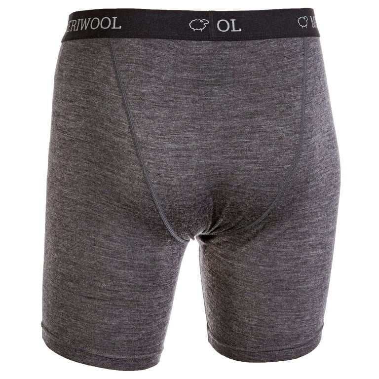 Merino Wool Mens Underwear Boxer Briefs 87% Merino Wool Blend Boxershorts  Men Soft Breathable Moisture Wicking Sports Underpants - AliExpress