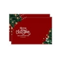 thumbnail image 1 of Kitchen Placemat Christmas Red Placemats Xmas Trees And Snowflakes Winter Decor Place Mats Heat Washable Non Slip Table Mat For Kitchen, Kitchen Placemat, 1 of 6