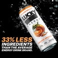 thumbnail image 5 of Lucky Energy Sugar Free Energy Drinks, Orange Drizzle, 16oz Cans (12-Pack) Healthy, Zero Sugar Energy Drink with Maca, Ginseng, Beta-Alanine, Taurine & 200mg Caffeine, 5 of 6